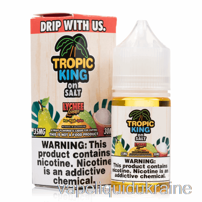 Vape Ukraine Lychee Luau - Tropic King On Salt - 30mL 50mg